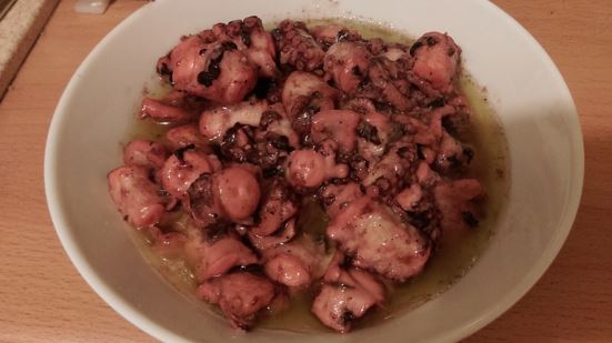 Χταπόδι ξιδάτο - Octopus with vinegar