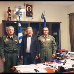 Εθιμοτυπική επίσκεψη του Δ/κτη 1ης ΜΠ στον Δήμαρχο κ. Παναγιώτη Γκυρίνη