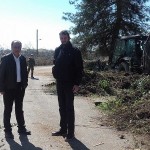 Επίσκεψη στο ανενεργό στρατόπεδο 722 του Βουλευτή ΣΥΡΙΖΑ Χ. Αντωνίου και του συντονιστή ΟΜ ΣΥΡΙΖΑ Μίχος Σ.