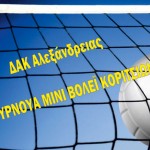Τουρνουά Μίνι Βόλεϊ στο ΔΑΚ Αλεξάνδρειας, το Σάββατο 19/3 στις 12:00.