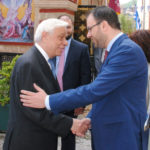 Ο Θανάσης Θεοχαρόπουλος στις εκδηλώσεις για το Ολοκαύτωμα της Νάουσας