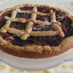 Πάστα φλώρα με στέβια και μαρμελάδα φράουλα