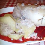 Cooking recipes: Stuffed squid with rice in a pressure cooker