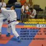 Προπόνηση κλιμακίου ΕΛΟΚ (καράτε) Β. Ελλάδος, αύριο 10/12 στη Βέροια