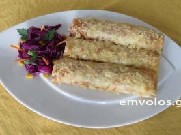 Κρέπες σπιτικές με κιμά στον φούρνο