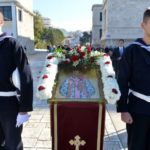 Εορτασμός του προστάτη του πολεμικού Ναυτικού Αγ. Νικολάου, στη σχολή Ναυτικών Δοκίμων, παρουσία του Προέδρου της Δημοκρατίας