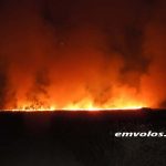 Κορυφή : Μεγάλη φωτιά σε αγροτική έκταση κοντά στο χωριό της Κορυφής – (Βίντεο- φώτο )