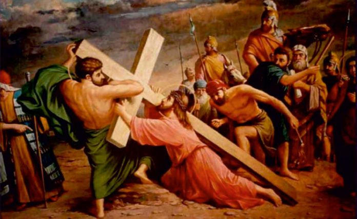 Ο Κύριος με τον σταυρό του μαρτυρίου