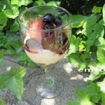 Κρέμα Μαστίχας Χίου με παραδοσιακό σάμαλι και γλυκό βύσσινο