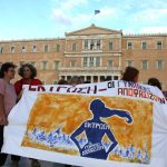 Συγέντρωση φεμινιστριών υπέρ της σεξουαλικής διαπαιδαγώγησης και της ισχυροποίησης του δικαιώματος στην άμβλωση