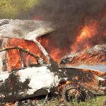 Αγρίνιο: Οδηγός φορτηγού αυτοκινήτου απανθρακώθηκε μέσα στο όχημα έπειτα από πρόσκρουση σε δένδρα, στη Μακύνεια