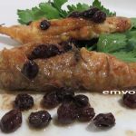 Μπαρμπούνια σαβόρο με σταφίδες