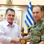 Βέροια: Επίσκεψη του αντιπεριφερειάρχη Ημαθίας Κώστα Καλαϊτζίδη στον διοικητή της Ιης ΜΠ, Υποστράτηγο Δεμέστιχα Πέτρο