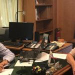 Η Φρόσω Καρασαρλίδου με τον γ.γ. Μεταφορών για τον Προαστιακό Σιδηρόδρομο Ημαθία – Θες/νίκη