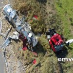 Εγνατία Οδός Κόμβος Νησελίου: Θανατηφόρο τροχαίο (Εναέρια πλάνα) με θύμα οδηγό βυτιοφόρου οχήματος. – βίντεο – φωτό