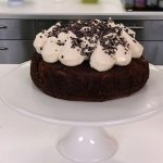 Κέικ μπανάνας με κρέμα μελιού