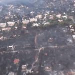 Έως τα Αντικύθηρα και πέρα από αυτά επιβαρύνθηκε η ατμόσφαιρα από τον καπνό των πυρκαγιών, σύμφωνα με το Εθνικό Αστεροσκοπείο Αθηνών
