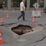 ΕΙΔΗΣΕΙΣ ΣΕ ΒΙΝΤΕΟ: Καθίζηση στη λεωφόρο Μεσογείων