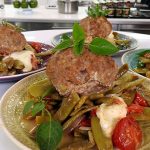 Φασολάκια με ιταλικούς κεφτέδες