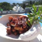 Χταπόδι τηγανητό με ξύδι