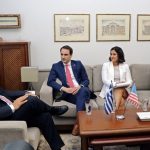 Συνάντηση του Περιφερειάρχη Κεντρικής Μακεδονίας Απόστολου Τζιτζικώστα με κλιμάκιο Αμερικανών αξιωματούχων του Λευκού Οίκου