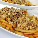 Καβουρμάς με πατάτες και κασέρι