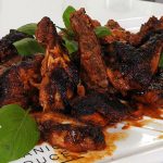 Διπλοψημένα παϊδάκια κοτόπουλου