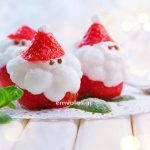 Φράουλες Άγιος Βασίλης - Απίθανα Γλυκάκια ζωγραφιές για τις γιορτές