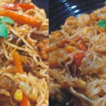 Noodles με γαρίδες ή μοσχάρι και λαχανικά