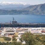 ΕΙΔΗΣΕΙΣ ΣΕ ΒΙΝΤΕΟ: Κατέπλευσε στη ναυτική βάση Μαραθίου το αεροπλανοφόρο «Eisenhower»
