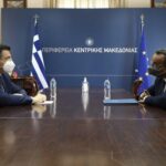 Συνάντηση του Περιφερειάρχη Κεντρικής Μακεδονίας Απόστολου Τζιτζικώστα με τον Υπουργό Οικονομικών Χρήστο Σταϊκούρα