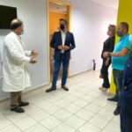 Επίσκεψη Μαντά στο Κέντρο Υγείας Καλαμάτας για την πορεία των εμβολιασμών