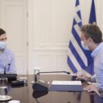 Συνάντηση του Κυριάκου Μητσοτάκη με τον ιδρυτή της διαδικτυακής πλατφόρμας Instashop
