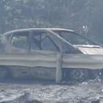Εγνατία Οδός – Πρασινάδα: Μεγάλη πυρκαγιά από φλεγόμενο ΙΧ αυτοκίνητο. – βίντεο – φωτο