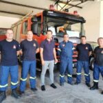 Επίσκεψη Άγγελου Τόλκα στις Υπηρεσίες Πυροσβεστικής του Νομού Ημαθίας