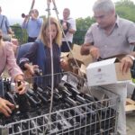 Βύθιση 500 φιαλών κρασιού παραγωγής Νάουσας στον ιστορικό ποταμό Αράπιτσα