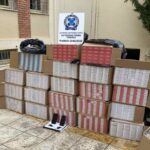 Από το Αστυνομικό Τμήμα Παιονίας συνελήφθη σε περιοχή της Θεσσαλονίκης ένα άτομο για λαθρεμπόριο τσιγάρων