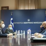 Συνάντηση Απόστολου Τζιτζικώστα με τον Πρόεδρο του ΕΟΔΥ Θεοκλή Ζαούτη