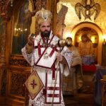 Ο Επίσκοπος Μελιτηνής στην Κοίμηση της Θεοτόκου Wood Green