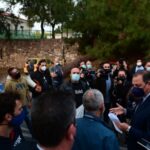 Διάλογο με αγρότες διαδηλωτές είχε ο κ. Λιβανός στη Μυτιλήνη