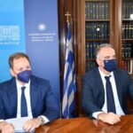 Συνάντηση του Υπουργού Αγροτικής Ανάπτυξης και Τροφίμων κ. Σπήλιου Λιβανού με τον Υφυπουργό Εσωτερικών (Μακεδονίας και Θράκης) κ. Σταύρο Καλαφάτη