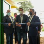 Εγκαίνια 4ου Νηπιαγωγείου Νέων Μουδανιών από Α. Τζιτζικώστα και Ε. Καρρά