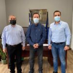 Επίσκεψη Δ.Ε.Ε.Π. Ημαθίας Νέας Δημοκρατίας και ΔΗΜ.Τ.Ο. Νάουσας στον Δήμαρχο Νάουσας