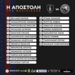 Αποστολή αγώνα ΝΠΣ ΒΕΡΟΙΑ – Ολυμπιακός Βόλου