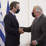 Συνάντηση Κυριάκου Μητσοτάκη με αντιπροσωπεία της Γαλλικής Γερουσίας υπό τον Πρόεδρό της Gérard Larcher