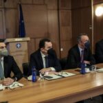 Σύσκεψη στο ΥΠΑΑΤ με εκπροσώπους του Συντονιστικού της Πανελλαδικής των Αγροτών.