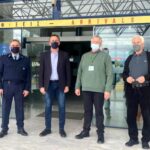 Επίσκεψη Π. Μαντά σε αεροδρόμιο & υπ. Υποδομών: “Φροντίζουμε για την ομαλή λειτουργία του αεροδρομίου”