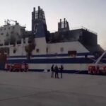 ΕΙΔΗΣΕΙΣ ΣΕ ΒΙΝΤΕΟ: Άφιξη στον Αστακό του Euroferry Olympia το καμένο επιβατηγό οχηματαγωγό πλοίο