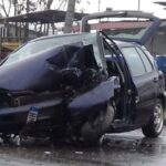 Αλεξάνδρεια Τροχαίο: Πρόσκρουση ΙΧ σε κολώνα – Δύο νέα άτομα τραυματίστηκαν – Βίντεο – φωτο