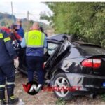 Βέροια: Τροχαίο με έναν σοβαρά τραυματία, έπειτα από εκτροπή του αυτοκινήτου του